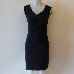 REBECCA TAYLOR NAVY BLUE SHEATH DRESS SZ 6*